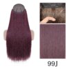extension cheveux synthétiques sans Clip, postiche longue et lisse, noire, Blonde naturelle
