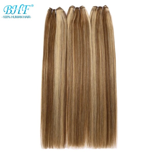 meche bresilienne naturelles Remy lisses à reflets, ombré blond miel