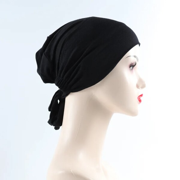 Bonnet Hijab intérieurs élastiques pour femmes musulmanes,