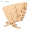 Bonnet Hijab intérieurs élastiques pour femmes musulmanes,