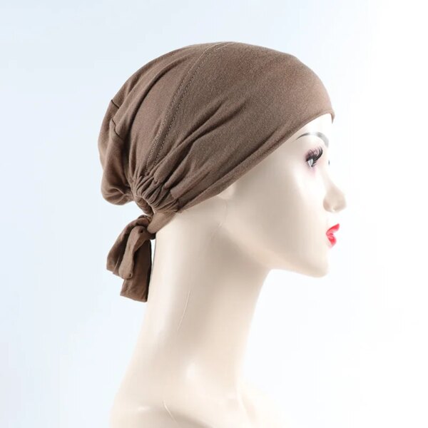 Bonnet Hijab intérieurs élastiques pour femmes musulmanes,