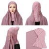 Bonnet Hijab avec Bonnet pour femmes, couvre-cou, Turban, sous-écharpe