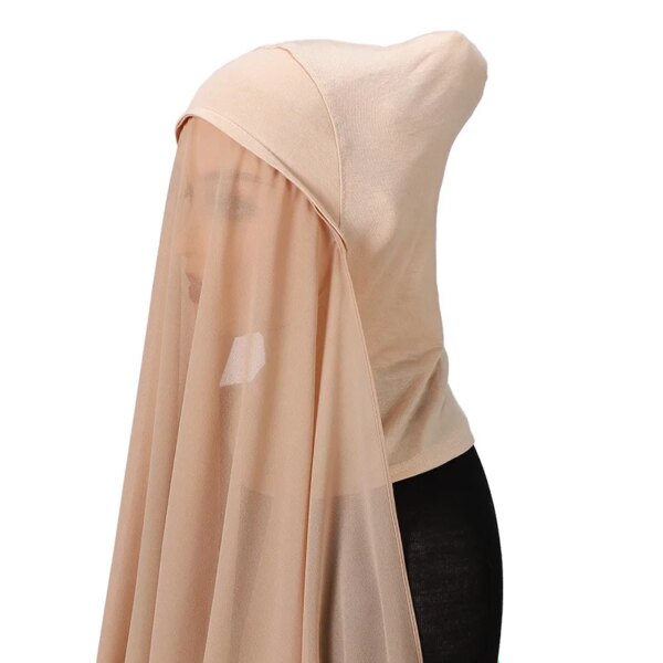 Bonnet Hijab avec Bonnet pour femmes, couvre-cou, Turban, sous-écharpe