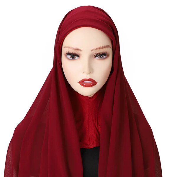 10538-a291ed.jpg Bonnet Hijab avec Bonnet pour femmes, couvre-cou, Turban, sous-écharpe