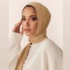 Hijab Musulman pour femmes, doux, de couleur unie, Bandana