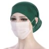 Hijab Sous-casquette souple et extensible, sous-écharpe avec trou pour les oreilles