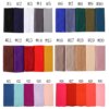 Abaya – foulard hijab en jersey de coton Modal, écharpe, turban absorbant