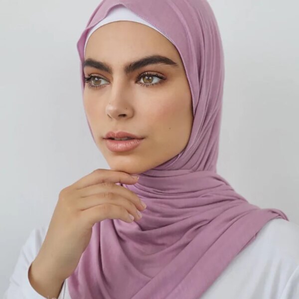Abaya – foulard hijab en jersey de coton Modal, écharpe, turban absorbant