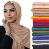 Abaya – foulard hijab en jersey de coton Modal, écharpe, turban absorbant