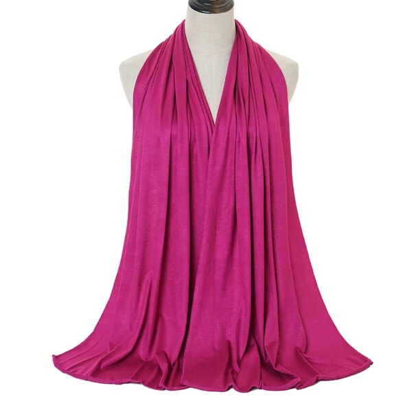 Abaya – foulard hijab en jersey de coton Modal, écharpe, turban absorbant