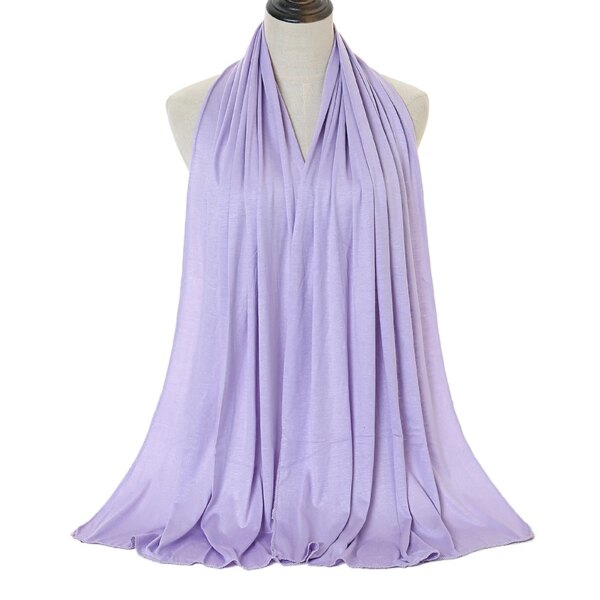 Abaya – foulard hijab en jersey de coton Modal, écharpe, turban absorbant