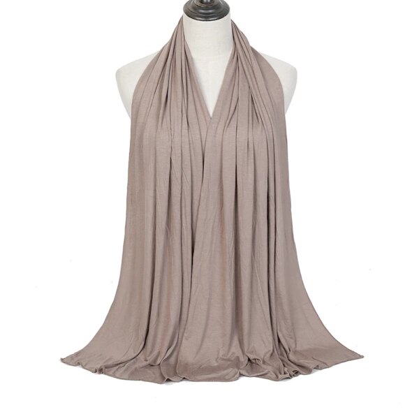 Abaya – foulard hijab en jersey de coton Modal, écharpe, turban absorbant