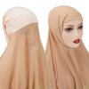 Hijab en mousseline de soie pour femmes musulmanes