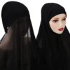 Hijab en mousseline de soie pour femmes musulmanes
