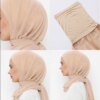 Hijab en mousseline de soie pour femmes musulmanes