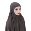Hijab en mousseline de soie pour femmes musulmanes
