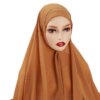 Hijab en mousseline de soie pour femmes musulmanes