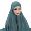 Hijab en mousseline de soie pour femmes musulmanes