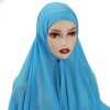 Hijab en mousseline de soie pour femmes musulmanes