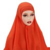 Hijab en mousseline de soie pour femmes musulmanes