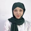 Hijab instantané en mousseline de soie avec bonnets en Jersey