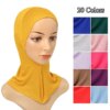 Hijab Turban musulman en coton, couverture complète, islamique