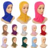 Hijab Turban musulman en coton, couverture complète, islamique