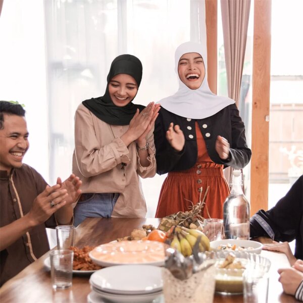 Hijab Sous-foulard musulman pour femmes, casquette Hijab en Modal