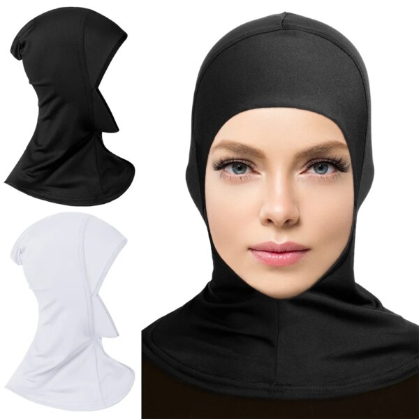 Hijab Sous-foulard musulman pour femmes, casquette Hijab en Modal