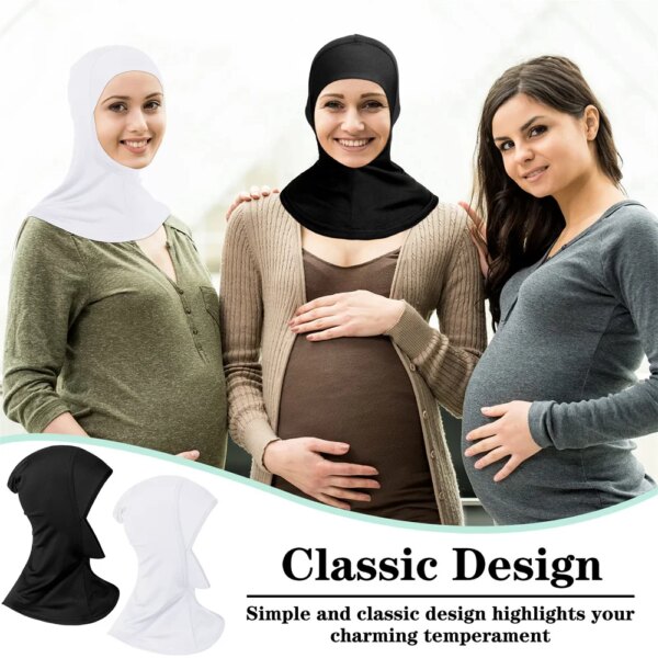 Hijab Sous-foulard musulman pour femmes, casquette Hijab en Modal