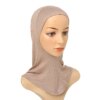 Hijab Turban musulman en coton, couverture complète, islamique