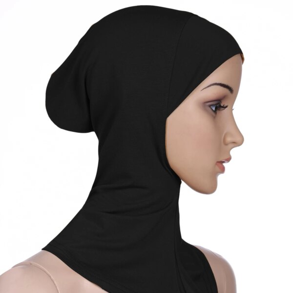 Hijab Sous-foulard musulman pour femmes, casquette Hijab en Modal