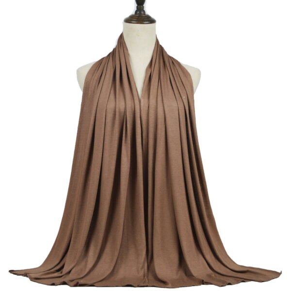 hijab jersey Écharpe Hijab en Jersey de coton pour femmes musulmanes