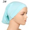 Hijab Turban musulman en coton, couverture complète, islamique