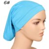 Hijab Turban musulman en coton, couverture complète, islamique