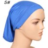 Hijab Turban musulman en coton, couverture complète, islamique