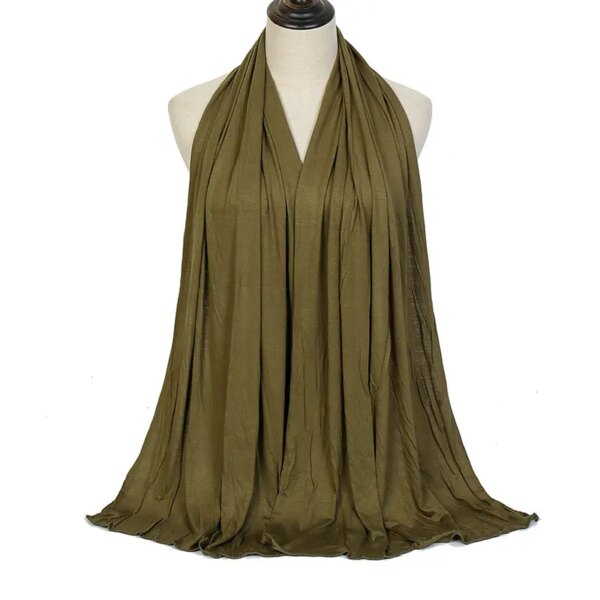 hijab jersey Écharpe Hijab en Jersey de coton pour femmes musulmanes