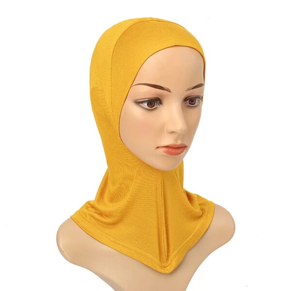 Hijab Turban musulman en coton, couverture complète, islamique