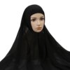 Hijab en mousseline de soie pour femmes musulmanes