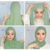 Hijab en mousseline de soie pour femmes musulmanes