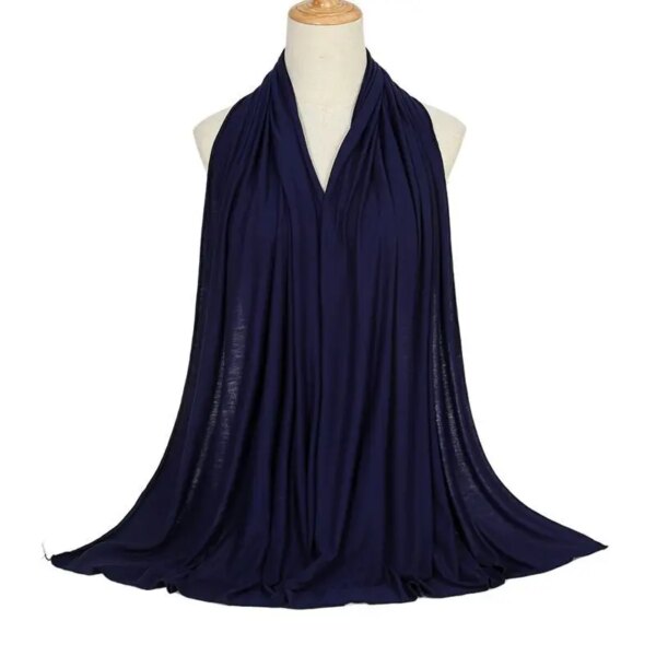 11572-fd24ce.jpg Hijab en Jersey de coton Modal pour femmes, longue écharpe, châle musulman