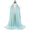 Foulard Hijab en mousseline de soie pour Femme, voile musulman