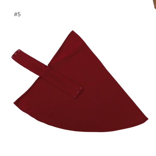 Hijab pour femmes musulmanes, casquette, couverture complète, fermeture à pression