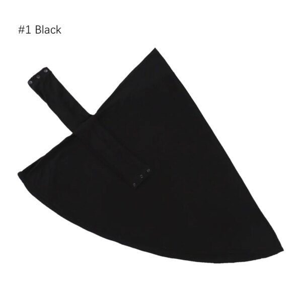 Hijab pour femmes musulmanes, casquette, couverture complète, fermeture à pression