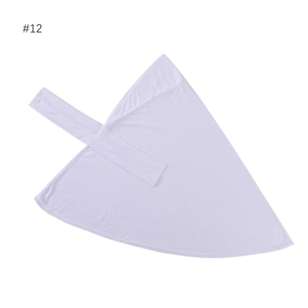 12088-0391d4.jpg Hijab pour femmes musulmanes, casquette, couverture complète, fermeture à pression