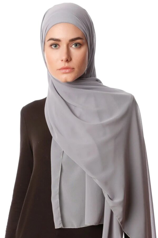 hijab Foulard en mousseline de soie pour femmes, hijab, écharpe bulle