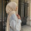 Hijab Écharpe en Jersey de coton pour femmes musulmanes