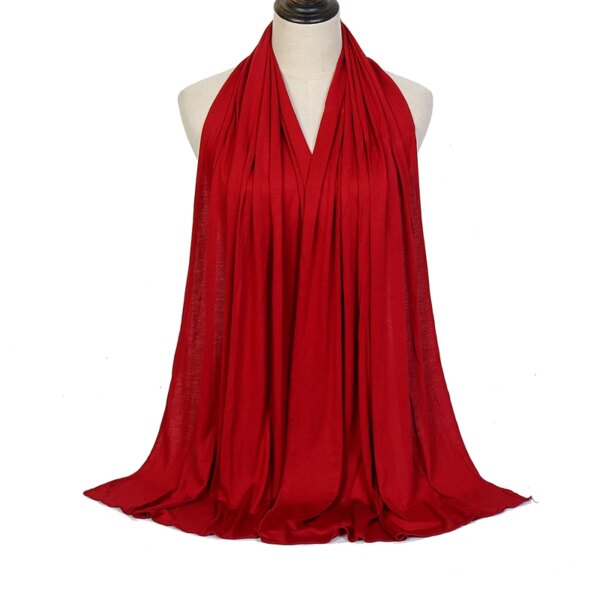 Hijab Écharpe en Jersey de coton pour femmes musulmanes