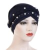 hijab Foulard de tête pour femmes musulmanes, Turban en coton solide