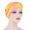 hijab Foulard de tête pour femmes musulmanes, Turban en coton solide
